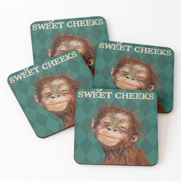 Item preview, Why hello sweet cheeks have a seat monkey lover designed and sold by KravecUziel.