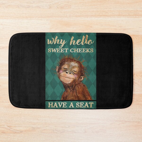 Item preview, Why hello sweet cheeks have a seat monkey lover designed and sold by KravecUziel.