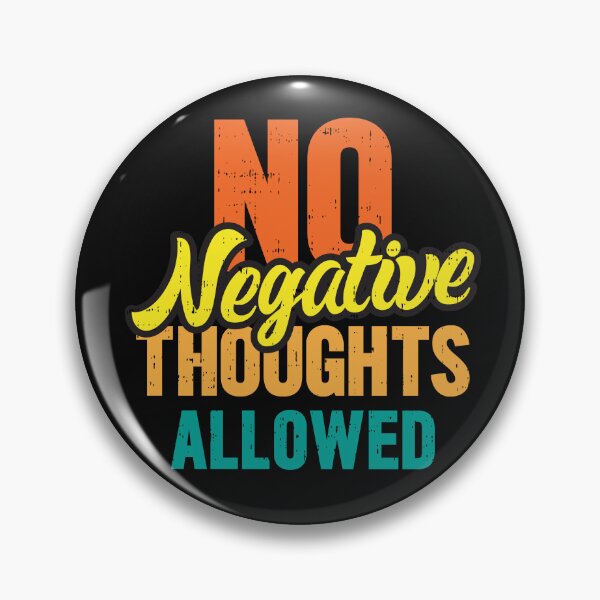 Item preview,  No negative thoughts allowed designed and sold by SnowCristal2021.