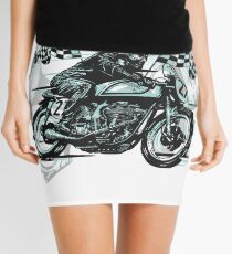 Cafe Racer Mini Skirt