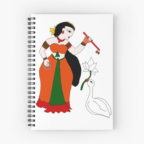 Item preview, Diosa Saraswati febrero de 2022 4 designed and sold by Sharmishtha Basu.
