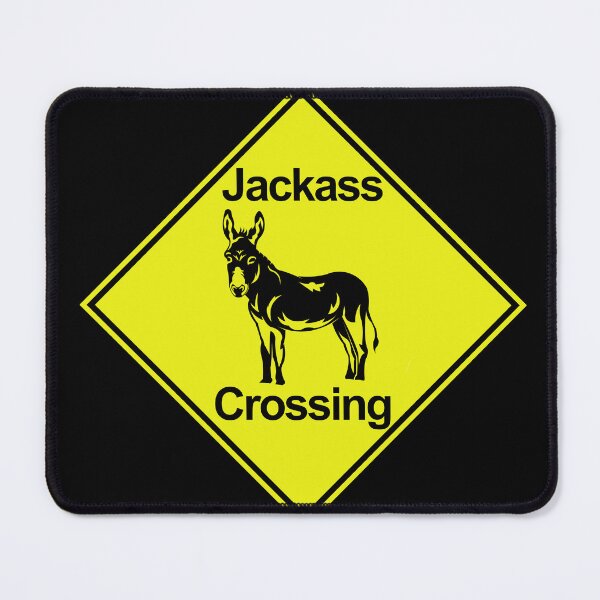 Item preview, Caution sign Jackass crossing Metal sign designed and sold by Hijsgdh45sg.