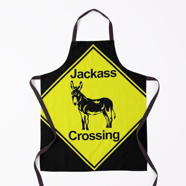 Item preview, Caution sign Jackass crossing Metal sign designed and sold by Hijsgdh45sg.
