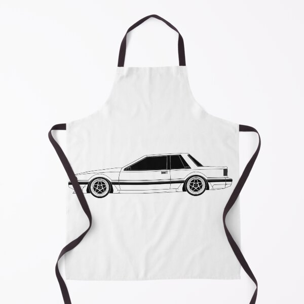 Item preview, 1988 Nissan 200SX-Silvia-180ZX S12 (MK2) (Notchback, coupe) Monochrome side designed and sold by Asolo99.
