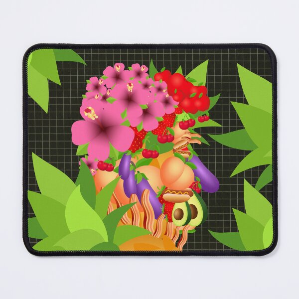 Item preview, Arcimboldo head made of fruit and vegetables designed and sold by Mauswohn.
