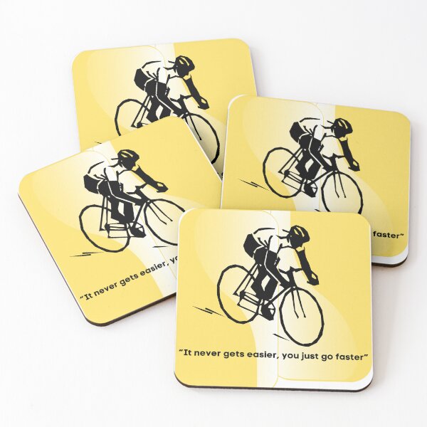 Item preview, It never gets easier, you just go faster. designed and sold by EverythingMaria.