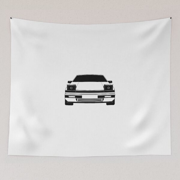 Item preview, 1984 Nissan 200SX-Silvia-180ZX S12 (MK1) Monochrome front designed and sold by Asolo99.