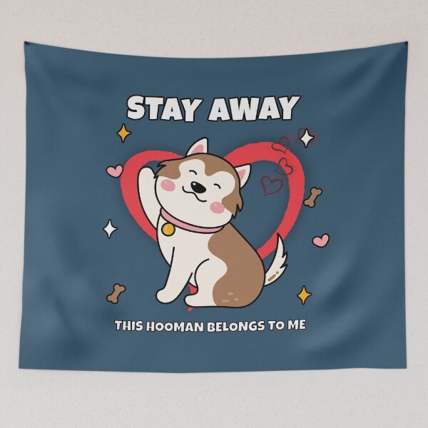 Item preview, This Hooman Belongs to me (Dog version)  designed and sold by PositiveTeez.