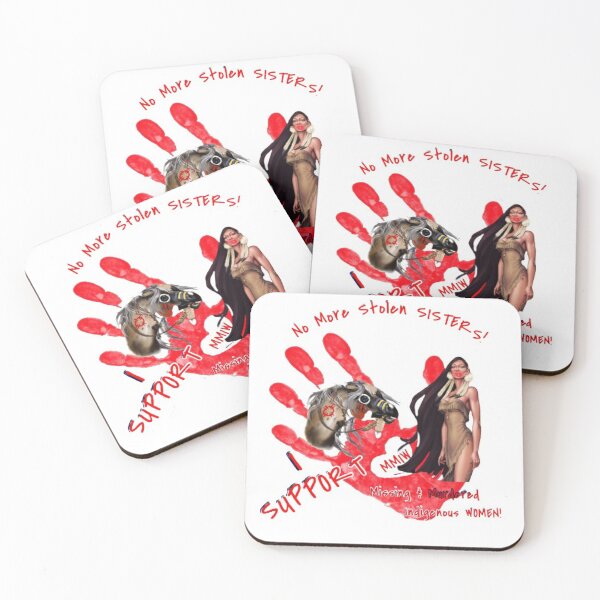 Item preview, No More Stolen Sisters!  I Support Missing & Murdered Indigenous Women!  MMIW Designed By CBDOilPrincess  designed and sold by CBDOilPrincess.
