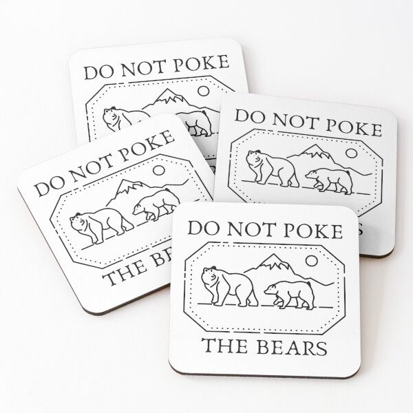 Item preview, Don't poke the bear funny- Animals designed and sold by Creative Life.
