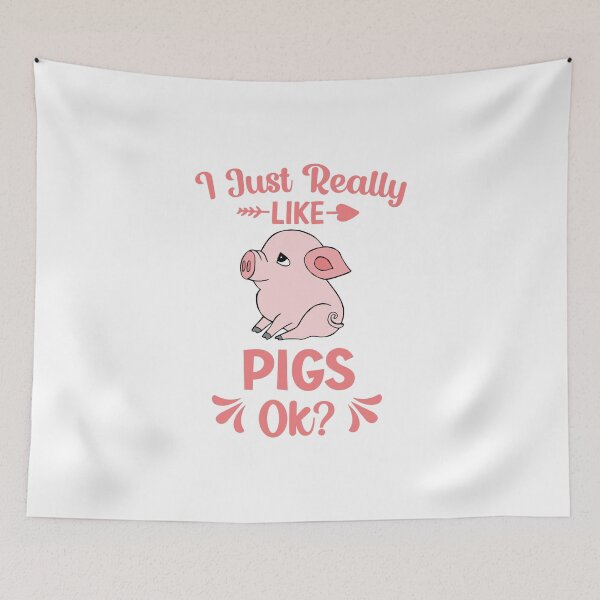 Item preview, Copy of I Just Really Like Pigs, OK? designed and sold by beefrancky.