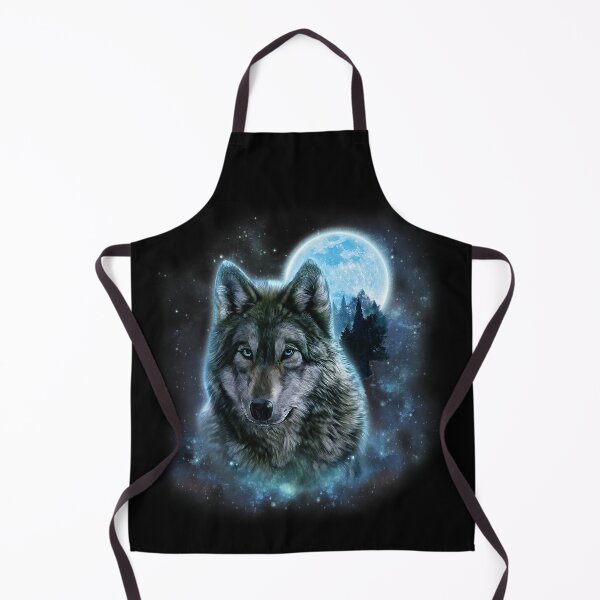 Item preview, Grey Wolf Hunting Ground Icy Moon designed and sold by RachaelEliezer.