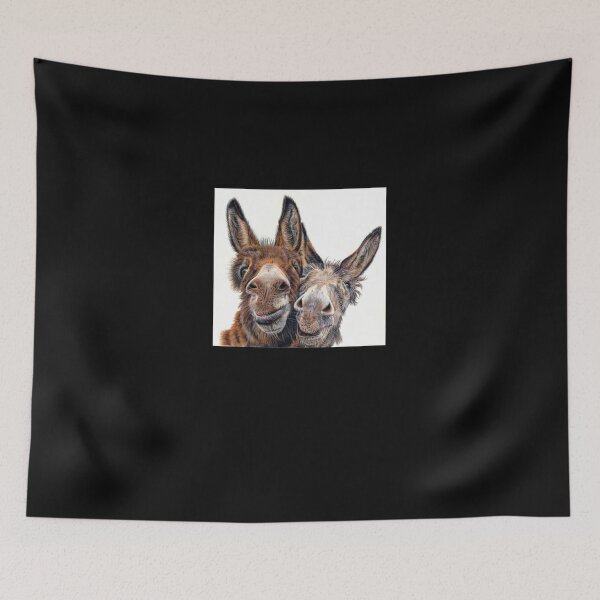 Item preview, Donkeys - Hee Haw Sticker designed and sold by MahmoudZaid.
