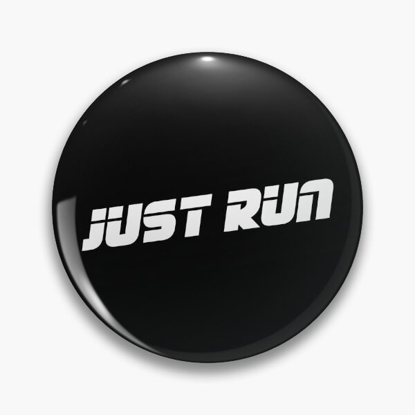 Item preview, "Just Run Black T-shirt". Wear it for travelling. Wear it to play sports. Wear it for running. It can be used in everyday life. Love running for both men and women. designed and sold by AtinDesign.