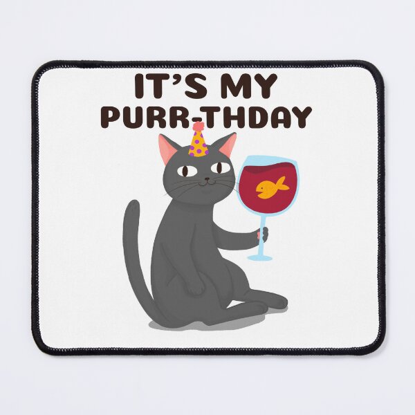 Item preview, It's My Purr-thday designed and sold by LKDesigns24.