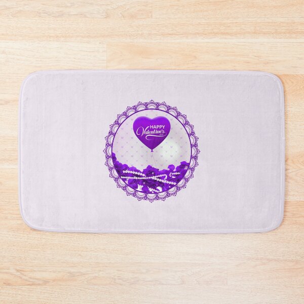 Item preview, Happy Valentine’s Day Roses and Pearls (Purple) designed and sold by PawsitiveMum.