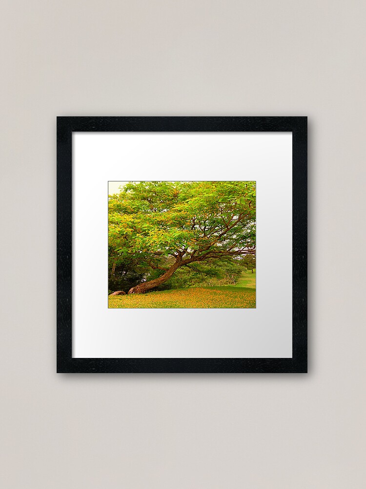 Alternate view of The Yellow Tree Framed Art Print