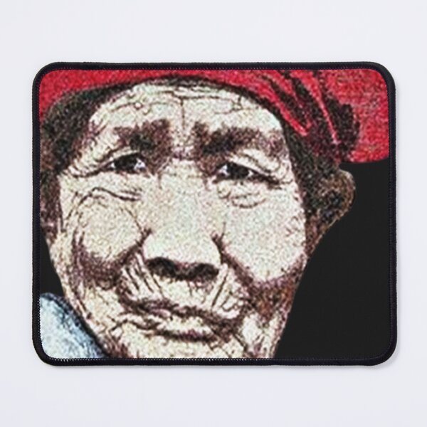 Item preview, Machine embroidery, Old Wrikled African Man, Stitch crafting, unique embroidered art designed and sold by RudolphBarnard.
