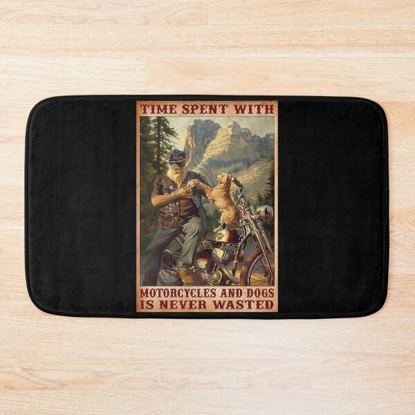 Item preview, Motorcycles And Dogs Time spent with motorcycles and dogs is never wasted designed and sold by AleehaZenger.