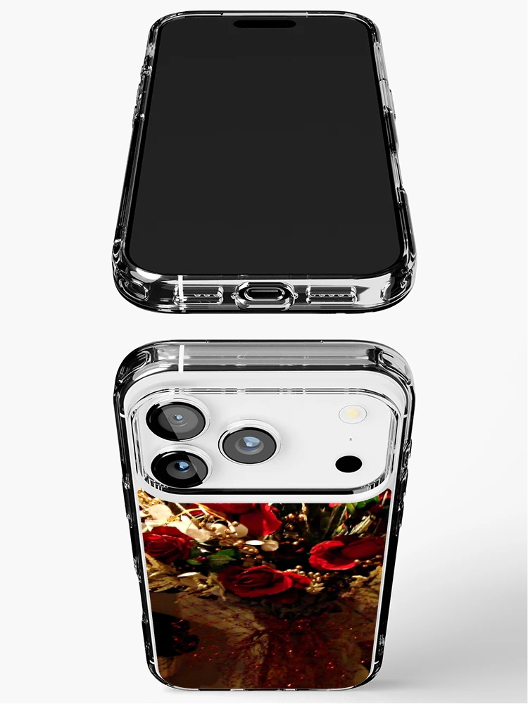 Aperçu 3 sur 5. Coque iPhone avec l'œuvre "Rouge, Roses Rouges" créée et vendue par Gail Jones.