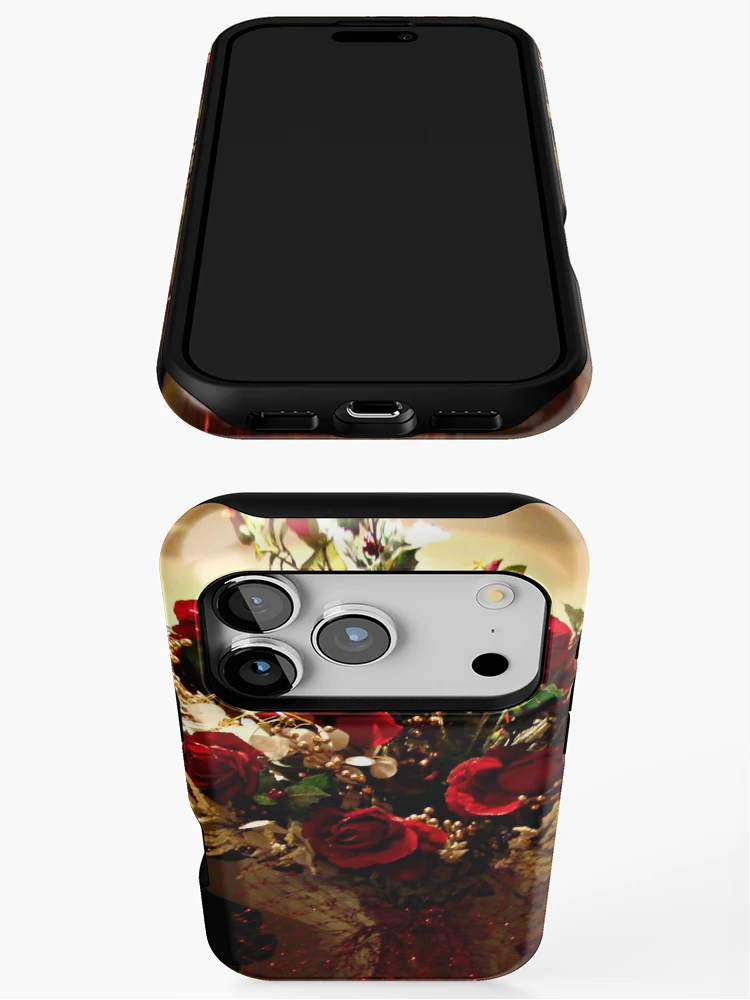 Thumbnail 3 of 4, iPhone Case, "Red, Red Roses" designed and sold by Gail Jones.
