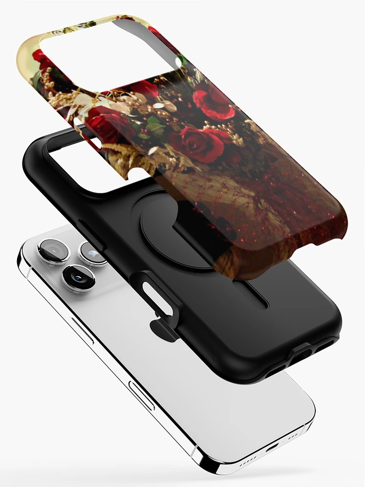 Thumbnail 2 of 4, iPhone Case, "Red, Red Roses" designed and sold by Gail Jones.