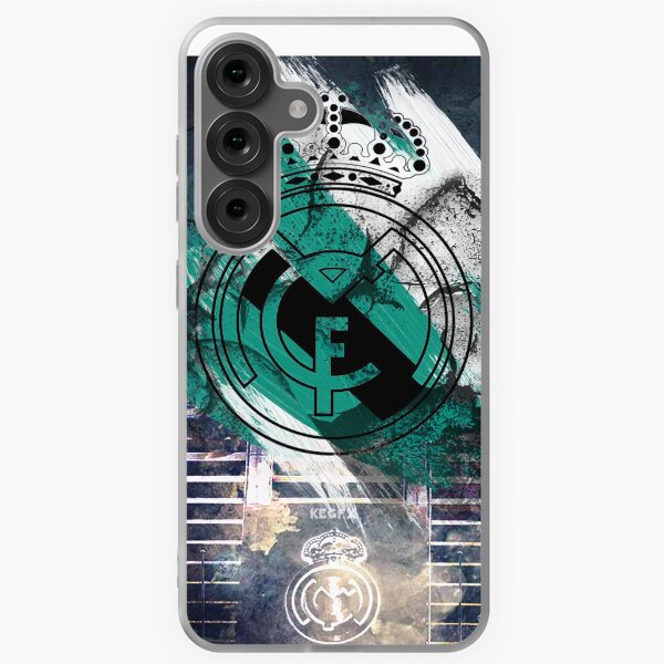 Vista previa del artículo con la obra «Funda y pegatinas para iPhone y Samsung Galaxy del Real Madrid | Fundas y pegatinas oficiales del Real Madrid para iPhone y Samsung - Muestre su apoyo», diseñado y vendido por NewGenGFX.