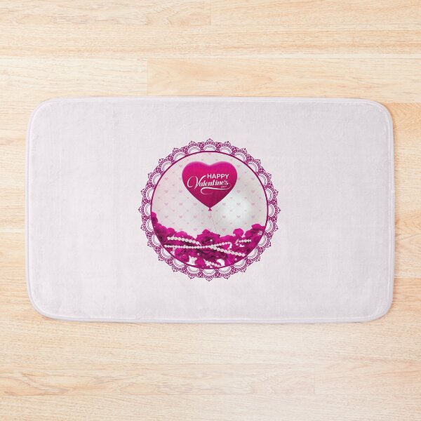Item preview, Happy Valentine’s Day Roses and Pearls (Hot Pink) designed and sold by PawsitiveMum.
