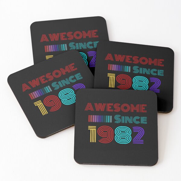 Item preview, Awesome Since 1982 40th Birthday Retro designed and sold by anas667.