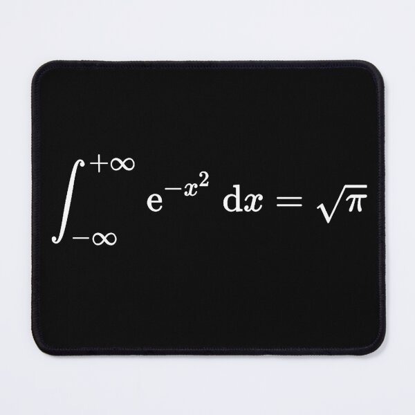 Item preview, math equations: gaussian integral, math and calculus basics designed and sold by NoetherSym.