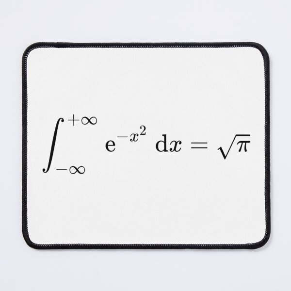 Item preview, math equations: gaussian integral, math and calculus basics designed and sold by NoetherSym.