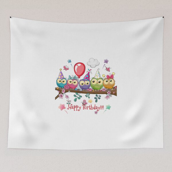 Item preview, Owl sing birthday designed and sold by Anderson456.