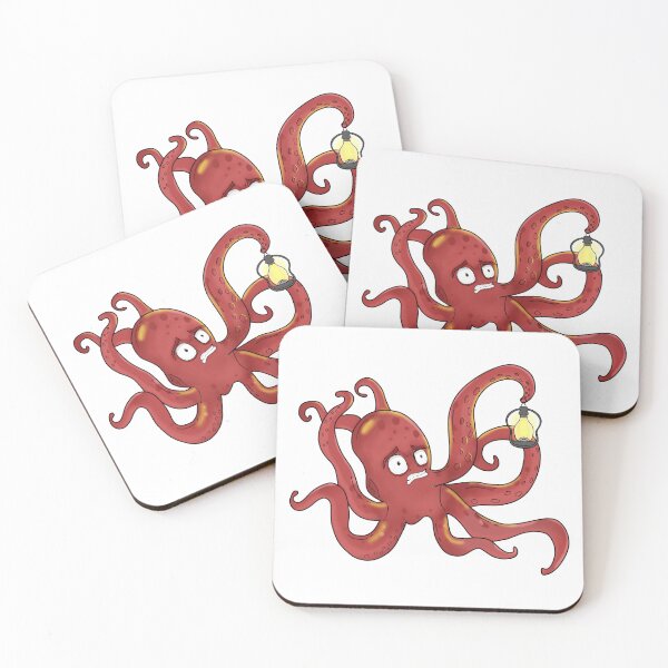 Item preview, Coward octopus  designed and sold by arozdesign.