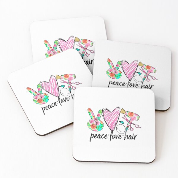 Item preview, Peace love hair Flower pattern designed and sold by Anderson456.