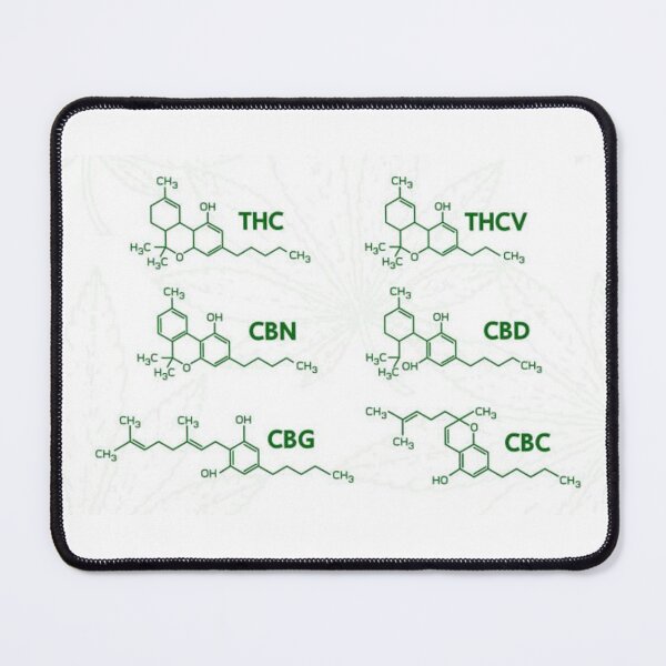 Item preview, Cannabinoid Molecules. THC CBD CBG CBN CBC THCV. Cannabis Marijuana Chemicals designed and sold by IMPHives.