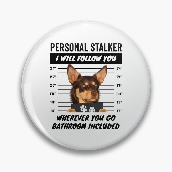 Item preview, Personal Stalker Dog – Tan Red Australian Kelpie designed and sold by More Cute Dogs.
