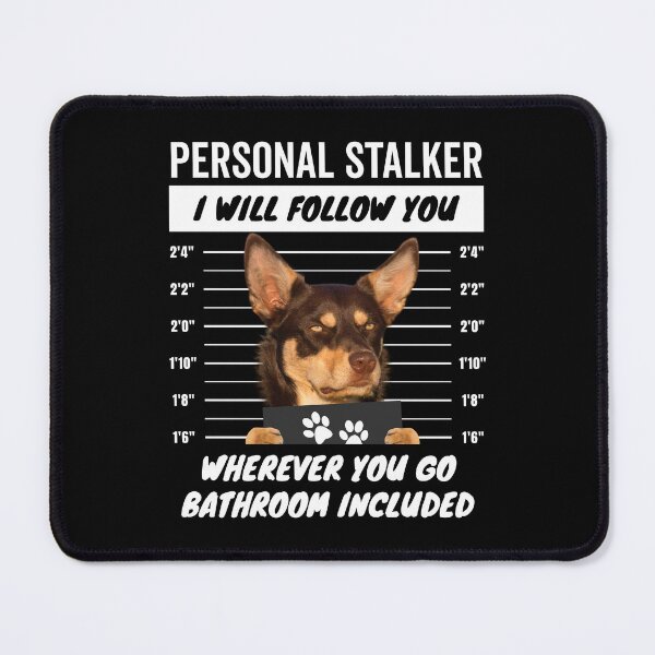 Item preview, Personal Stalker Dog – Tan Red Australian Kelpie designed and sold by More Cute Dogs.