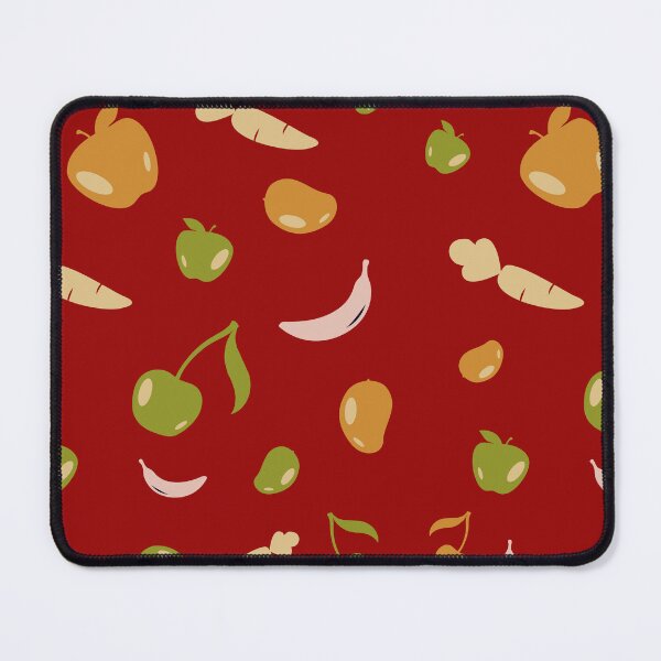 Item preview, Fruit and Veggie pattern - Red designed and sold by mindnutrition.