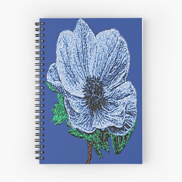 Item preview,  Machine embroidery, Aesthetic Blue Flower Embroidered Design, Stitch crafting, unique embroidered art designed and sold by RudolphBarnard.