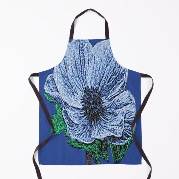 Item preview, Machine embroidery, Aesthetic Blue Flower Embroidered Design, Stitch crafting, unique embroidered art designed and sold by RudolphBarnard.