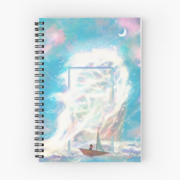 Item preview, Sea Wave Boat Artwork designed and sold by nour-draws.