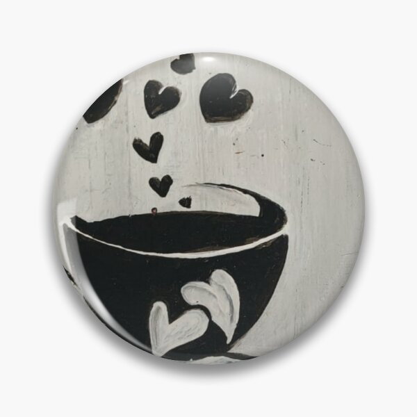Artikelvorschau, coffee drawing cup and hearts coffee morning entworfen und verkauft von vibeno1.