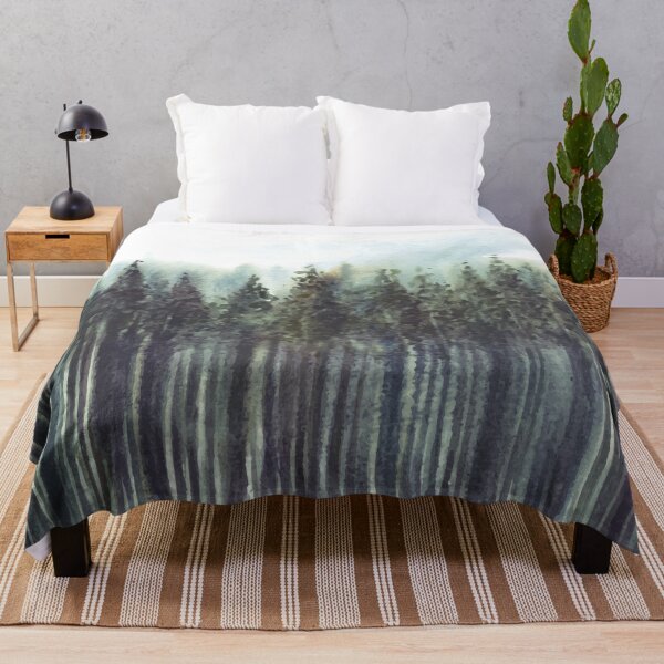 Item preview, Pine Tree Forest Watercolor designed and sold by Yorda Creative.