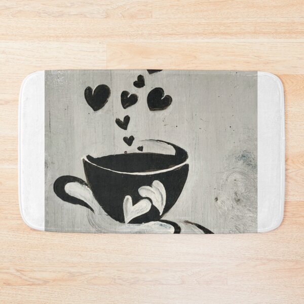 Item preview, coffee drawing cup and hearts coffee morning designed and sold by vibeno1.