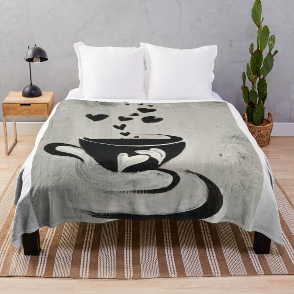 Item preview, coffee drawing cup and hearts coffee morning designed and sold by vibeno1.