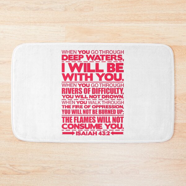 Item preview, Isaiah 43:2 I will be with you designed and sold by plushism.