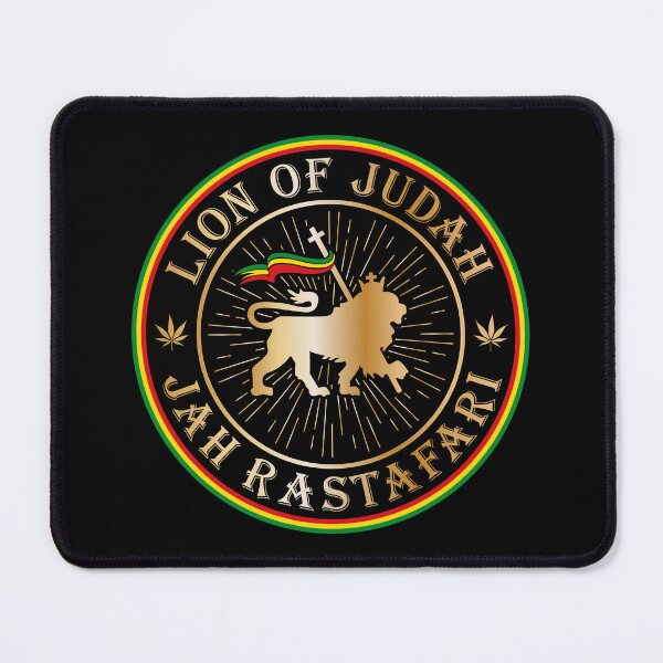Item preview, Jah Rastafari Gold Rasta Lion Of Judah designed and sold by designandclouds.