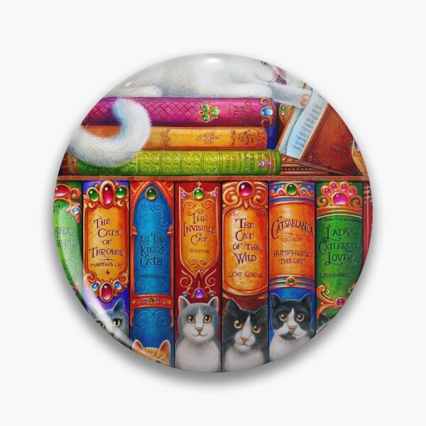 Item preview, bookshelf with cat designed and sold by chanchan79.