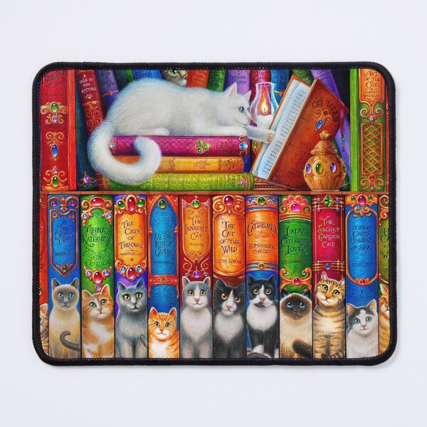 Item preview, bookshelf with cat designed and sold by chanchan79.