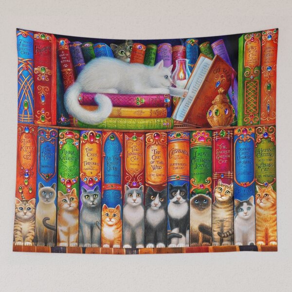 Item preview, bookshelf with cat designed and sold by chanchan79.